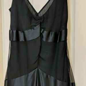 Beautiful black dress with plunging neck & back